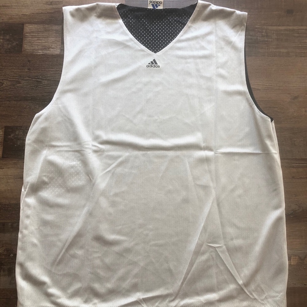 Adidas Reversible Basketball Team Jersey Black/W.